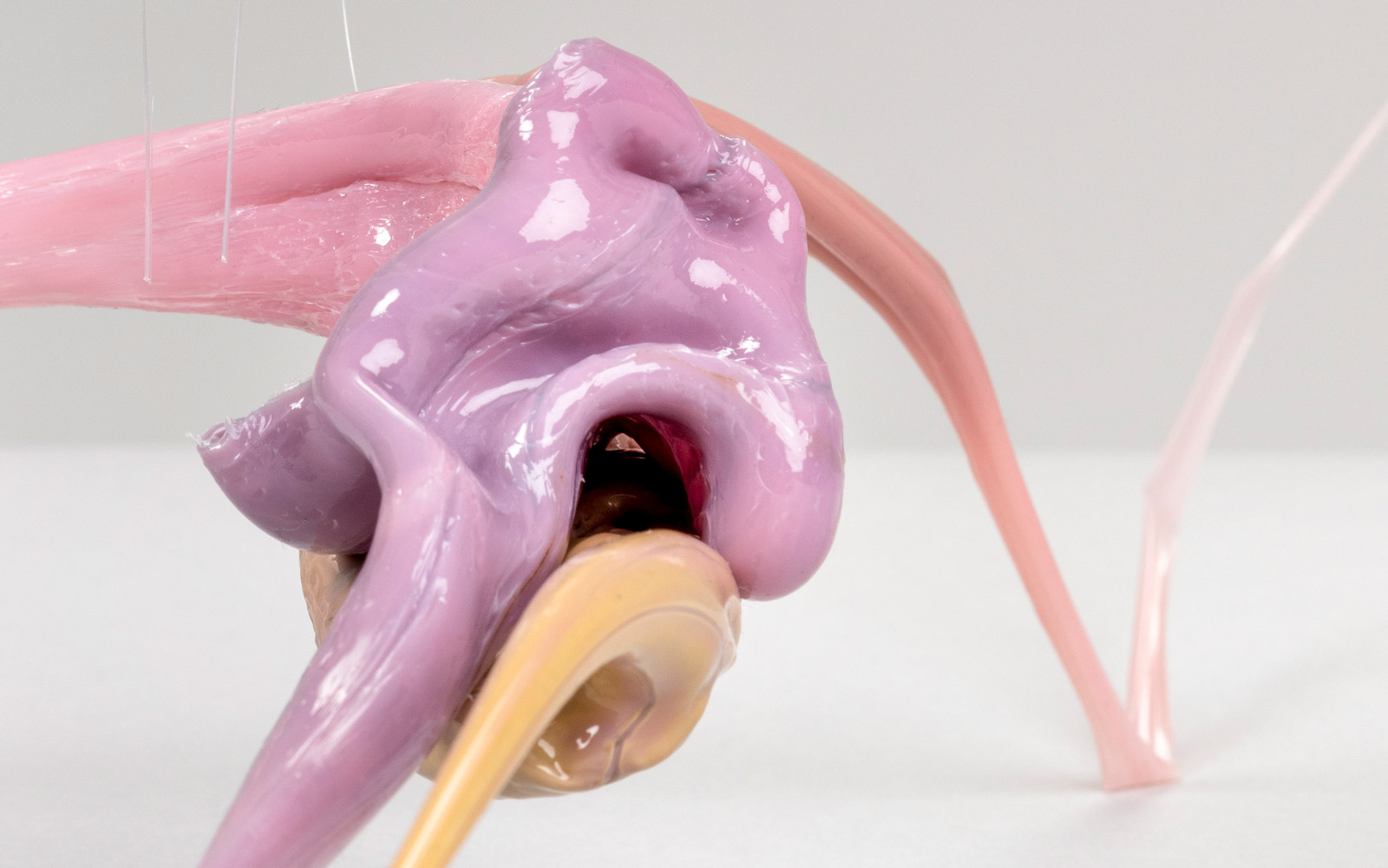 plastic sculpture 2021 by Carolin Liebl and Nikolas Schmid-Pfähler